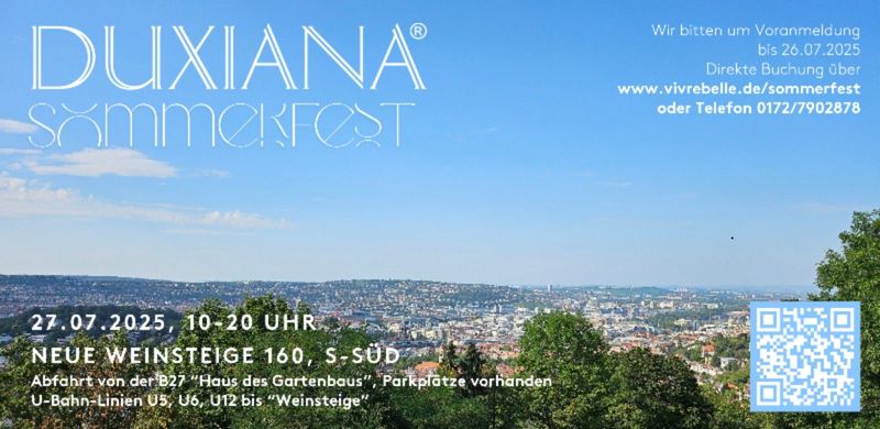 Ticket für die DUXIANA SOMMER-PARTY am 27. Juli 2025 Ticket für die DUXIANA SOMMER-PARTY am 27. Juli 2025