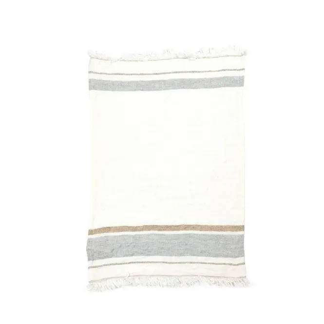 Belgian Towel Oyster Stripe 110x180 cm