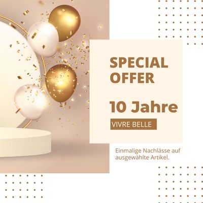 JUBILÄUMSANGEBOTE bis 31. Oktober 2025