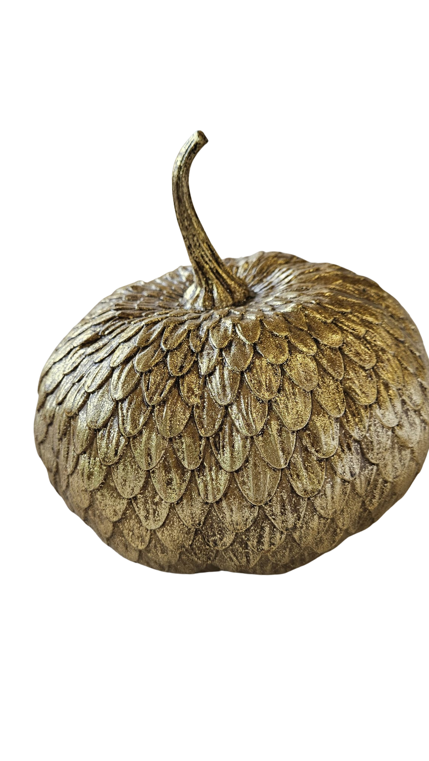 Metallkürbis Pumpkin Golden – Ø 20 cm, Höhe 20 cm | Goodwill