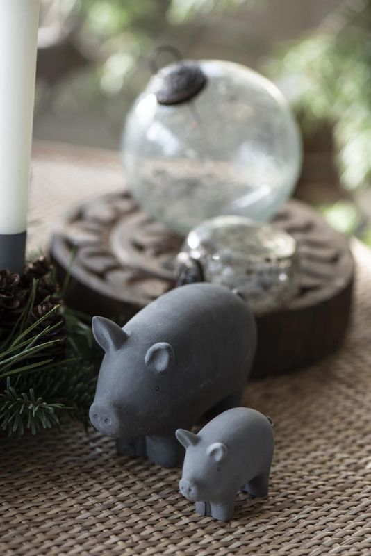 Schwein Polyresin von IB Laursen, klein