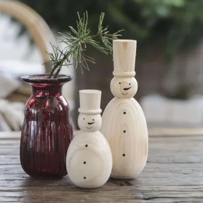 Holz-Schneemann von Ib Laursen – natürliche Winterdeko mit nordischem Charme Holz-Schneemann von Ib Laursen – natürliche Winterdeko mit nordischem Charme