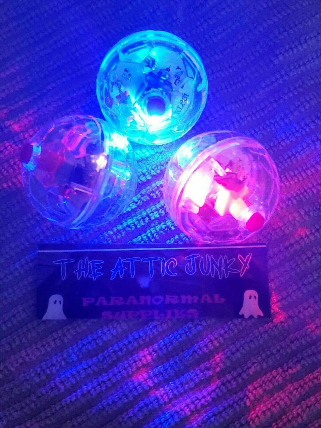 Trigger Object 4x Pcs Motion Light Up Flashing Balls Ghost Paranormal Equipment
