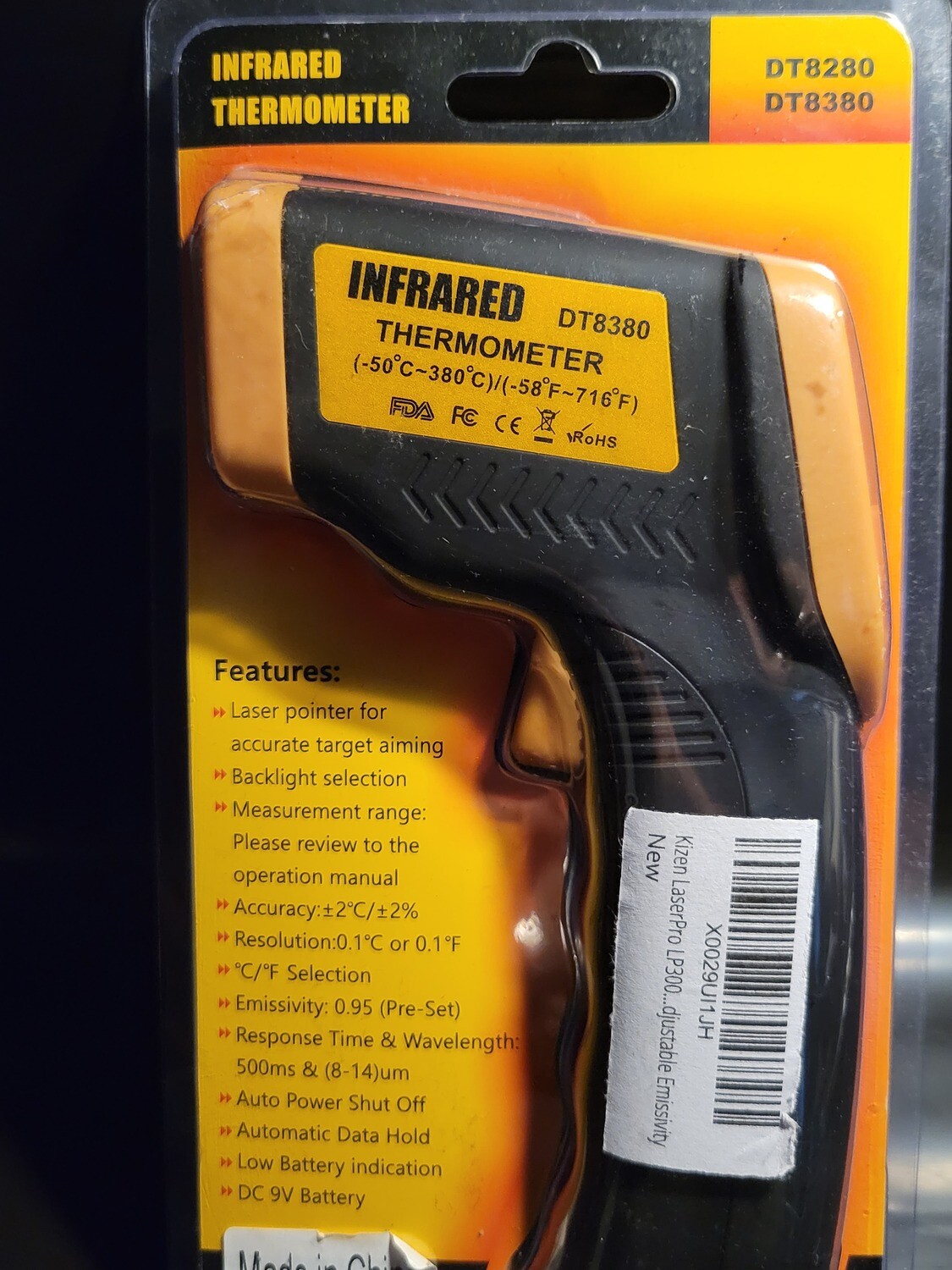 Infrared Thermometer with Laser for Accurate Results