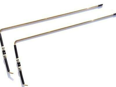 Dowsing Rods With Skull Handles -Brass Dowsing Rods With Skull Handles -Brass