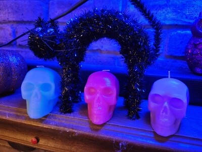 Seasonal Skull Candles (Unscented)