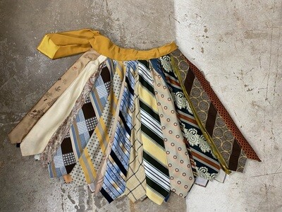 Custom Made Vintage Tie Skirt Custom Made Vintage Tie Skirt