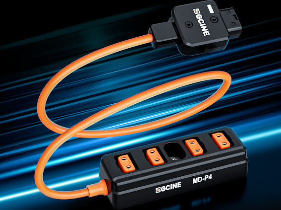 ZGCINE MD-P4 D-Tap to 4 D-Tap one point four Splitter Adapter Cable