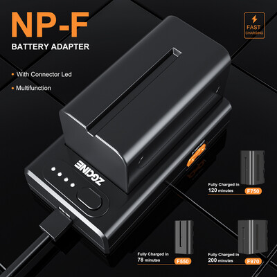 ZGCINE NPF 1 Battery Charger Adaptef
