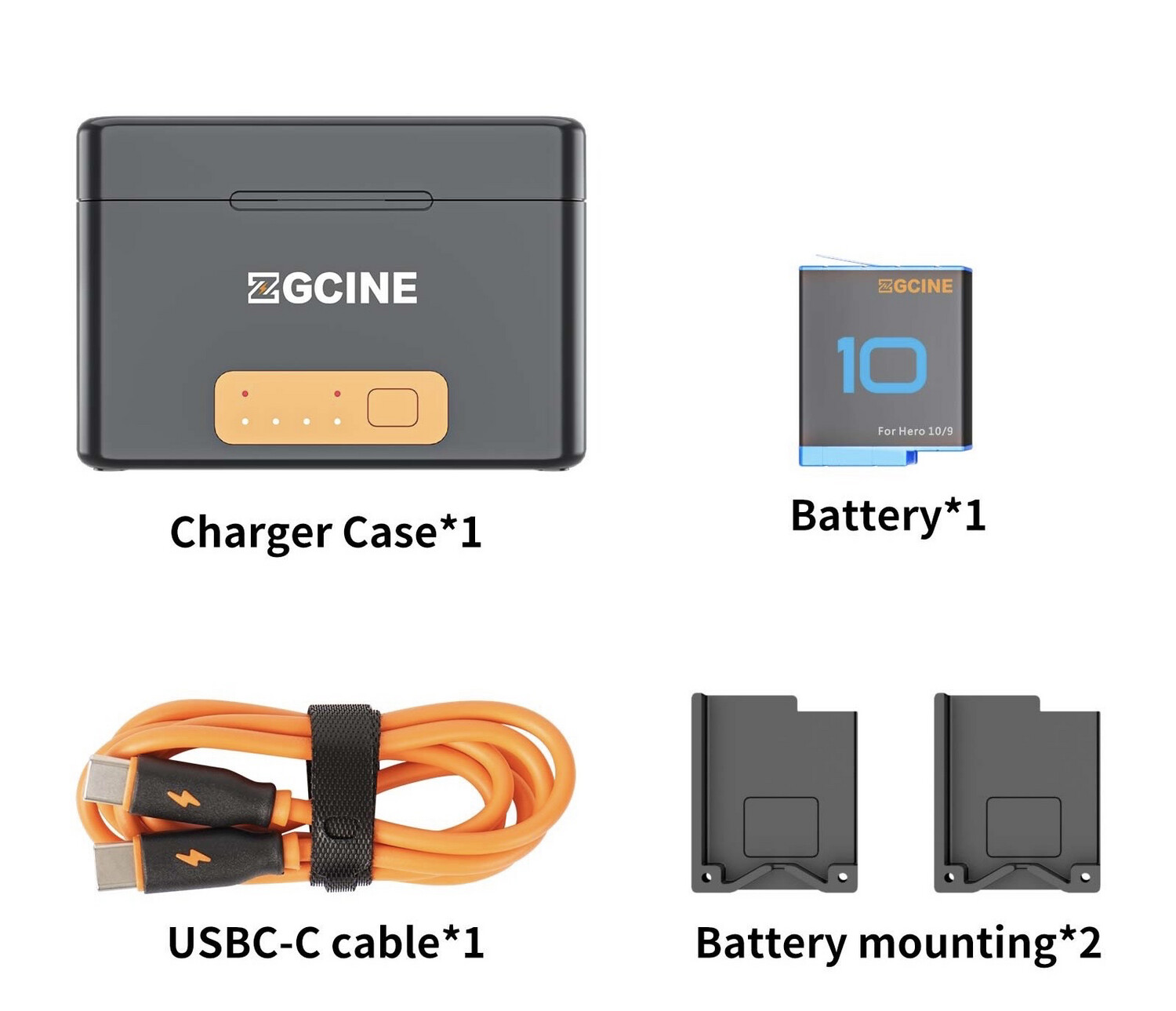 ZGCINE PS-G10 MINI KIT 1 GoPro Battery Charging Case