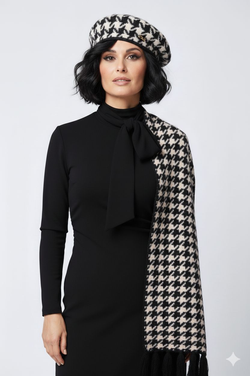 Sciarpa Pied de Poule Artigli