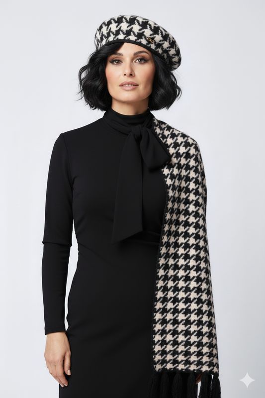 Sciarpa Pied de Poule Artigli