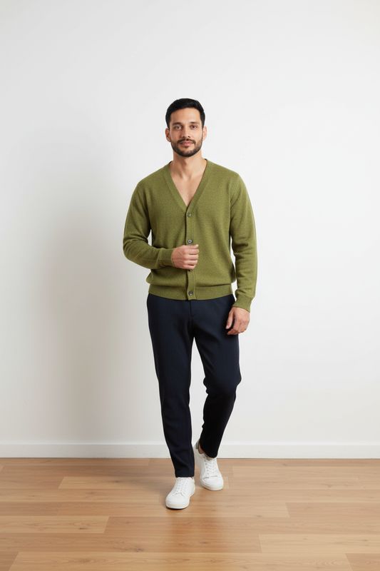 Cardigan con lana Blend Cardigan con lana Blend