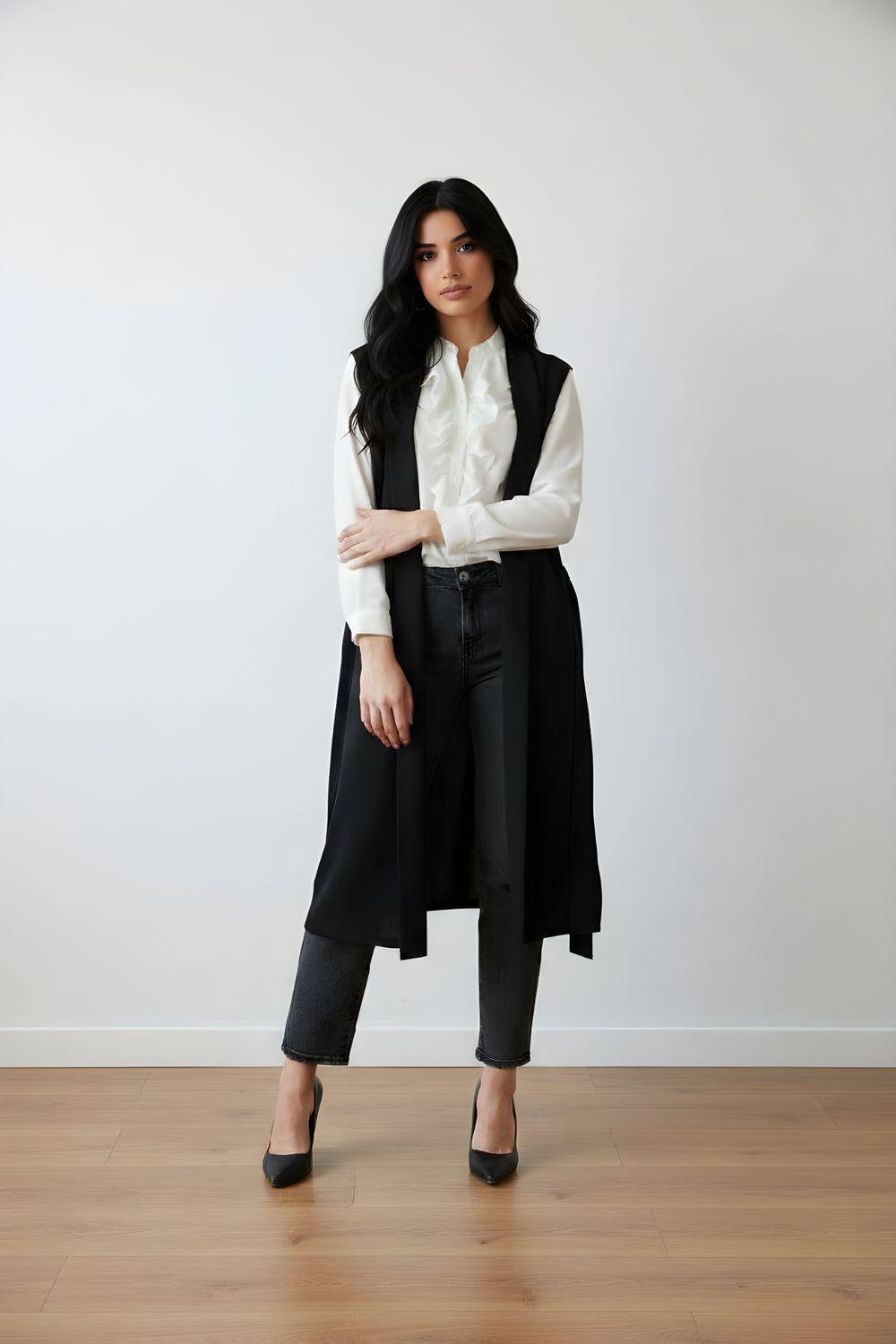 Gilet lungo Lizalu curvy