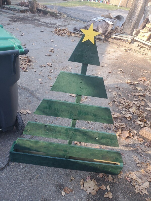 pallet chrismas tree