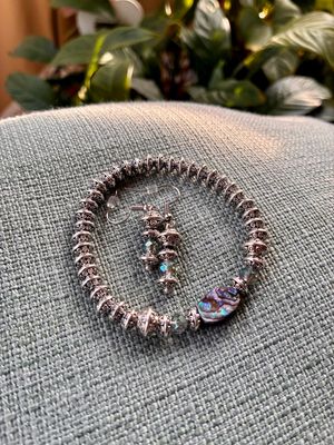 Sterling Silver Abalone Tree Of Life Necklace