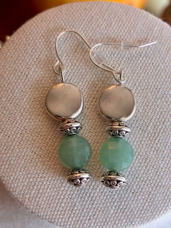 Sterling Silver Aventurine Tree Of Life Necklace