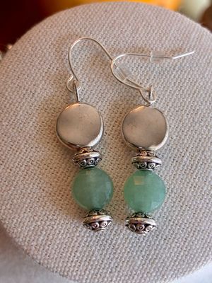 Sterling Silver Aventurine Tree Of Life Necklace