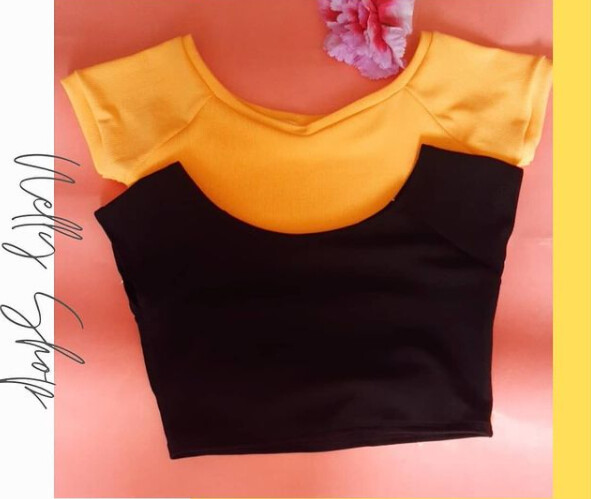 CROP TOP Y BLUSAS CUELLO ALTO