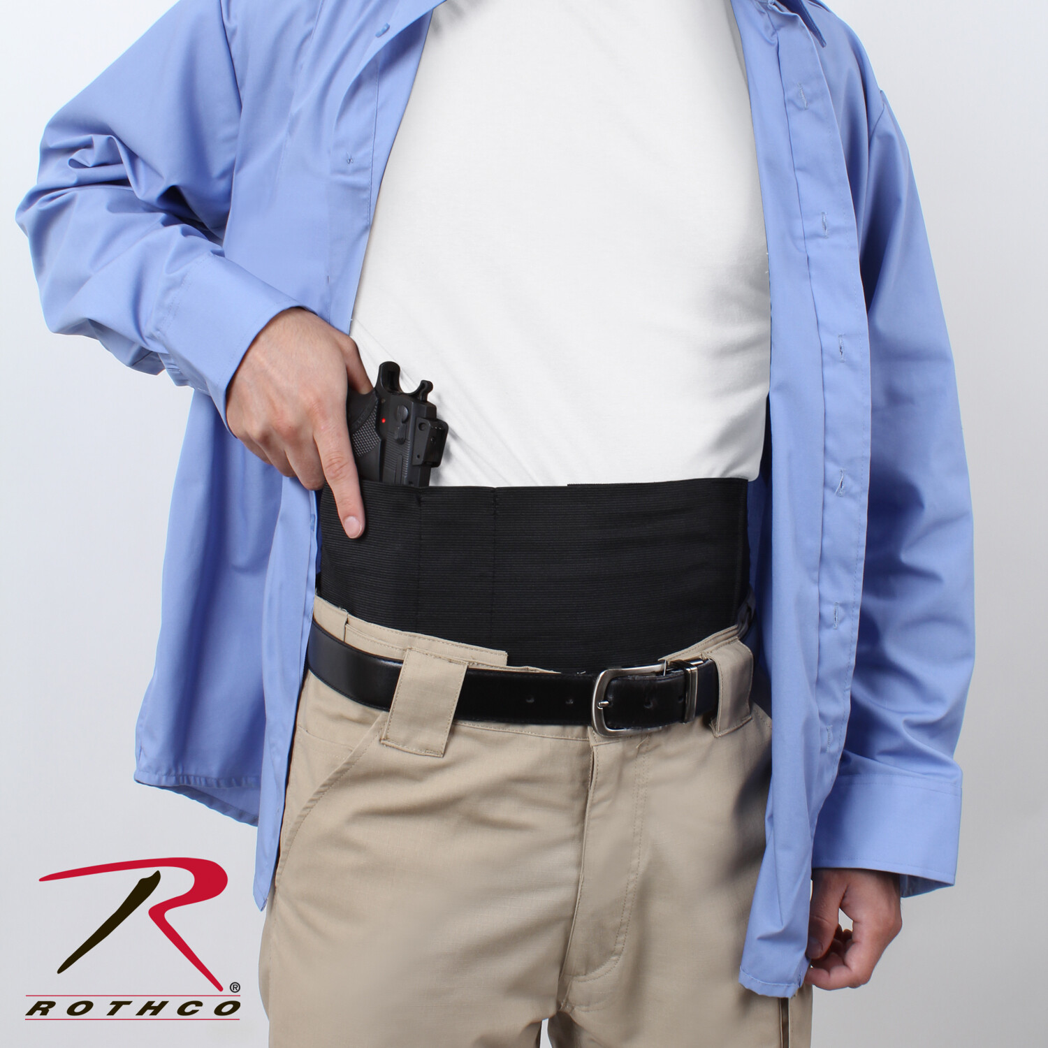 Rothco Ambidextrous Concealed Elastic Belly Band Holster