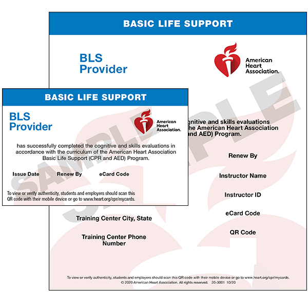 AHA  BLS Provider Card - Non-Profit
