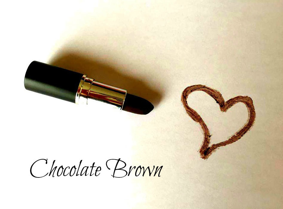 All Natural Chocolate Brown Lipstick
