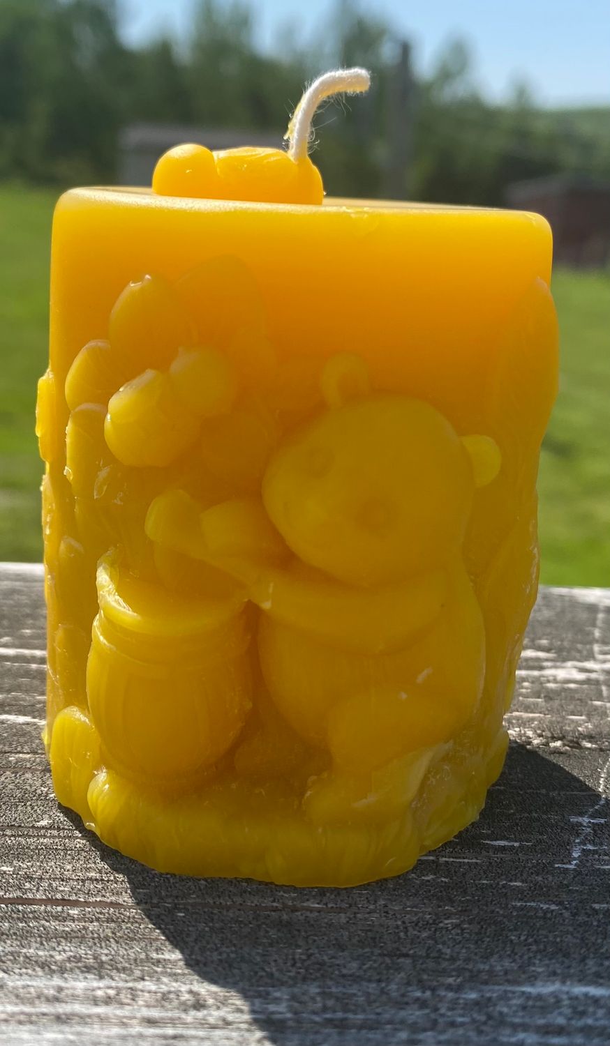 BEAR WITH HONEY POT