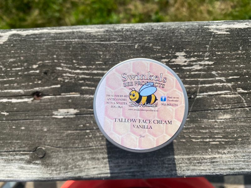 Tallow Face Cream - Vanilla 2oz