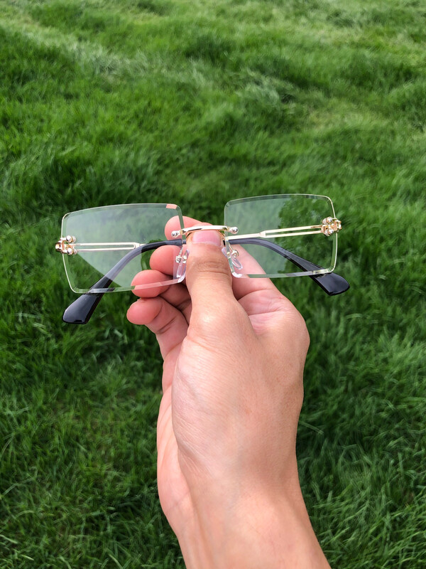 Clear Frameless Glasses
