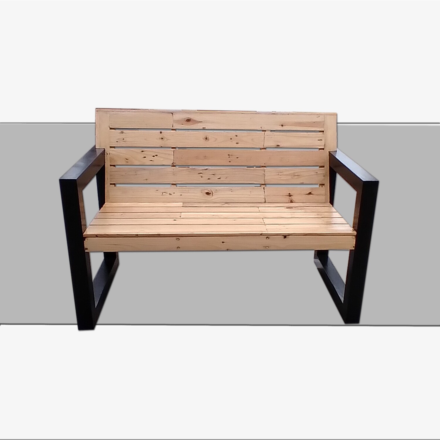 LOVE SEAT DISEÑO RUSTICO