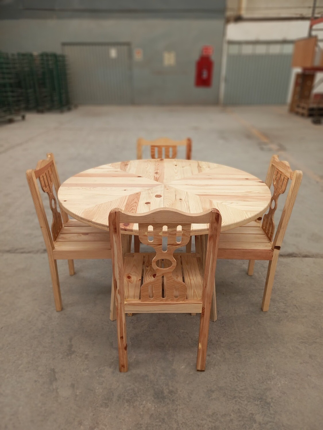 COMEDOR REDONDO 4 SILLAS