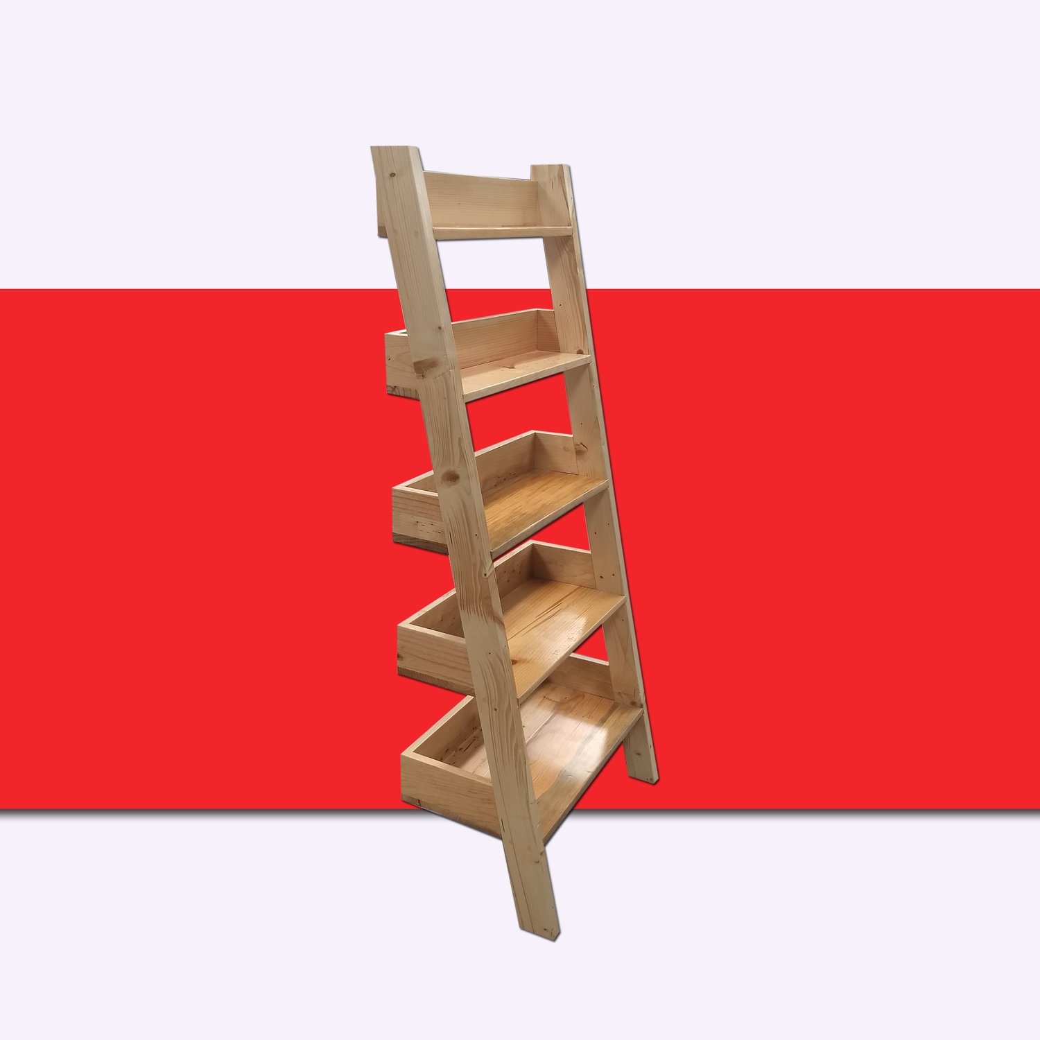 LIBRERO EN ESCALERA