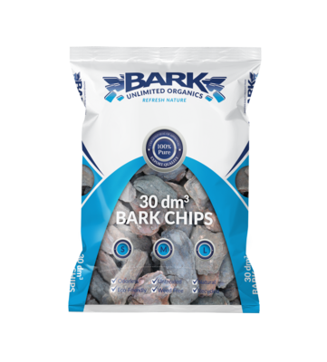 Bark Chips (Mulch) bagged 60DM