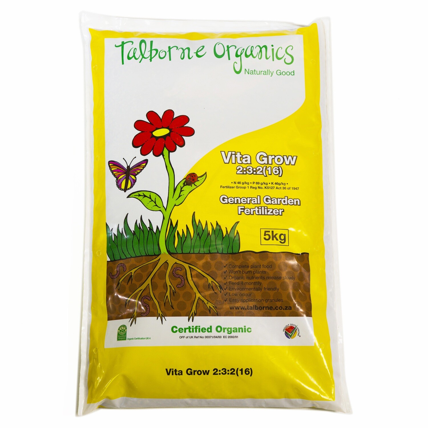 Talborne Vita Grow 2:3:2 (16) fertilizer bagged