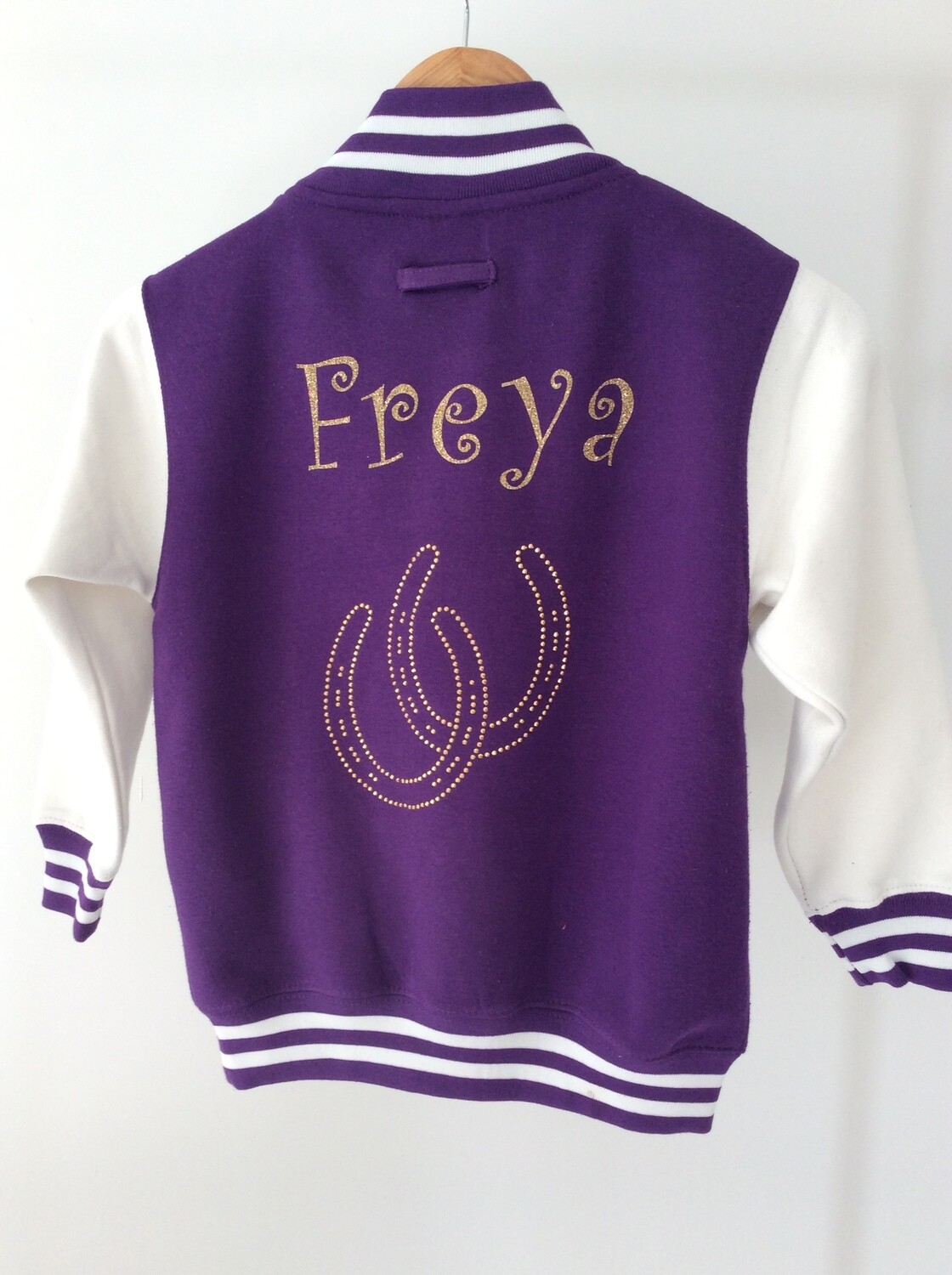 Personalised Horse Shoe Varsity Jacket