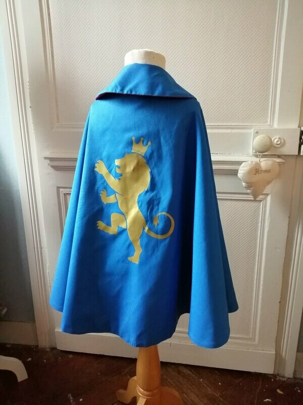 Cape réversible de chevalier / super héros