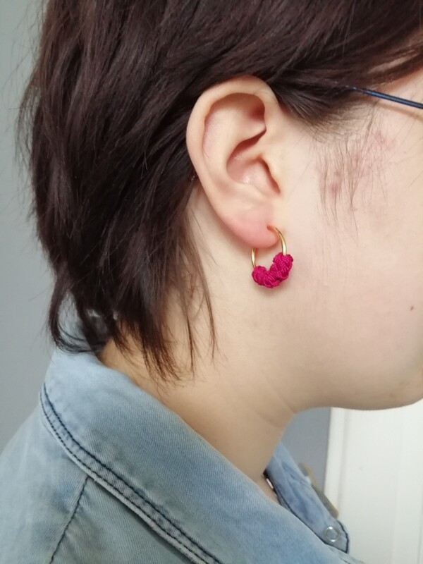 Mini créole clip pour oreille non percés