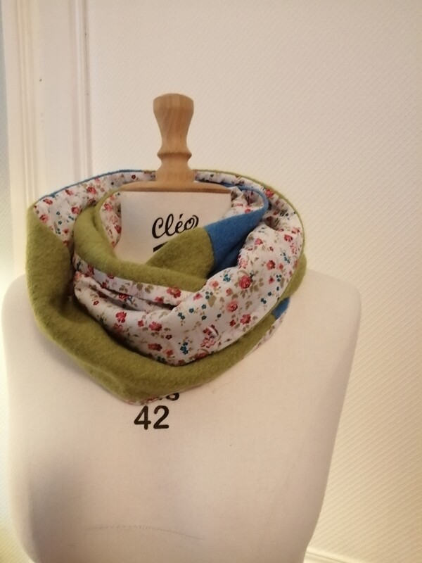 Snood double tour laine bouillie Snood double tour laine bouillie