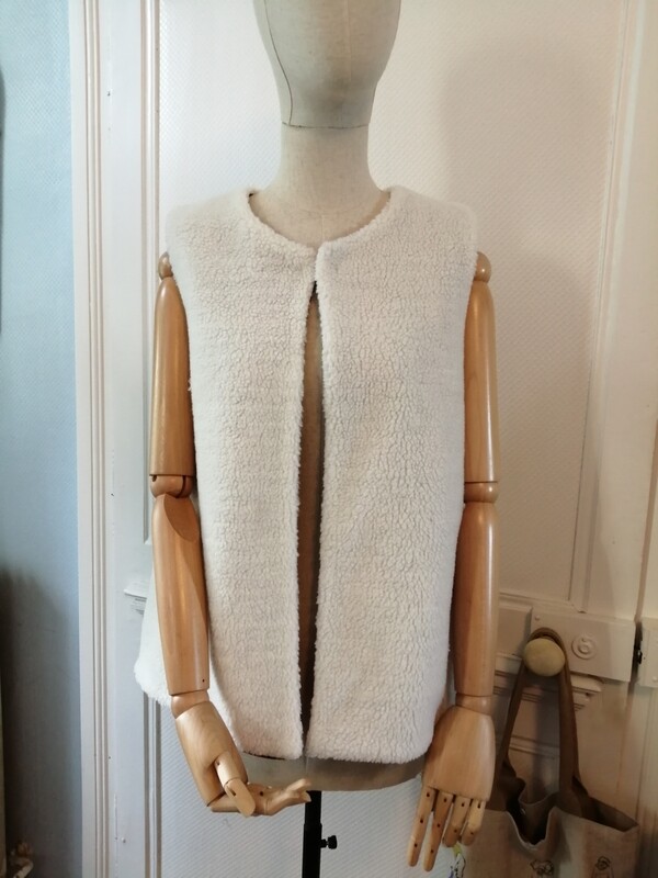 Gilet de berger JULIO :femme 40 Gilet de berger JULIO :femme 40