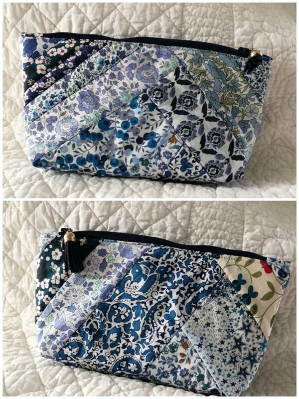 Trousse patchwork liberty