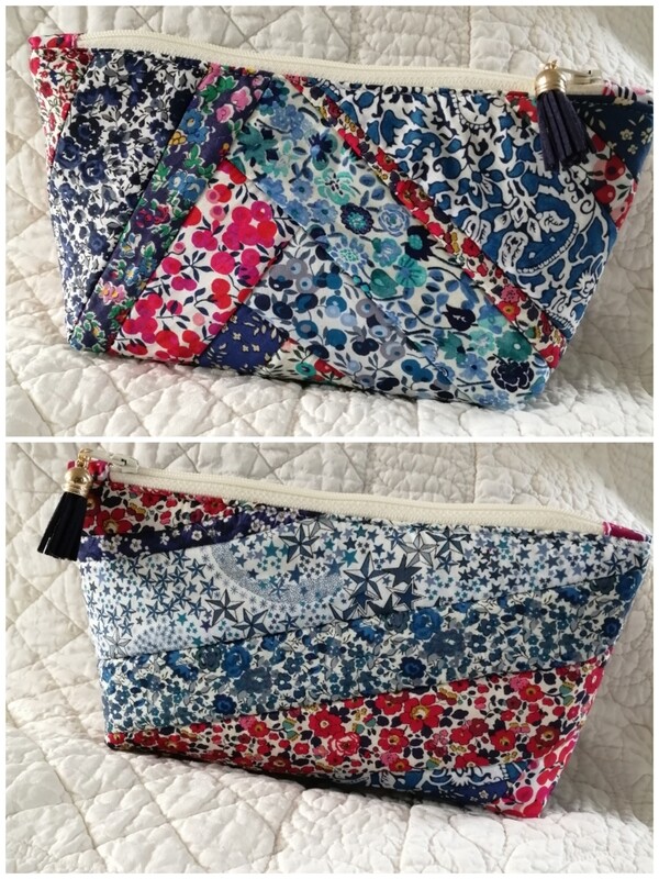 Trousse patchwork liberty