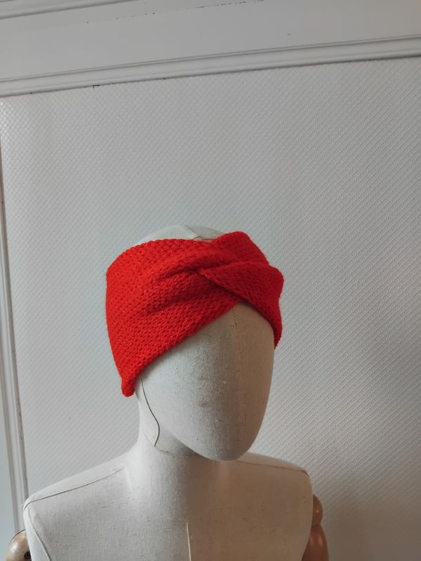 Bandeau,turban en laine