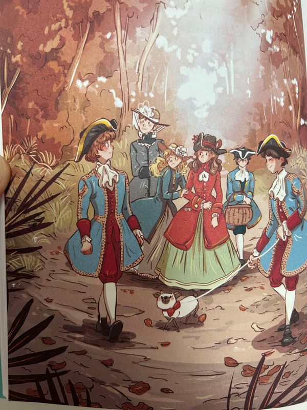 Ensemble page de la reine MARION