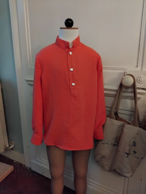 Chemise. Corail