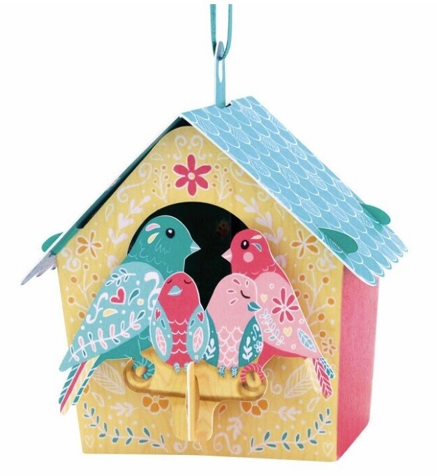 Chandeliers Card Birdhouse