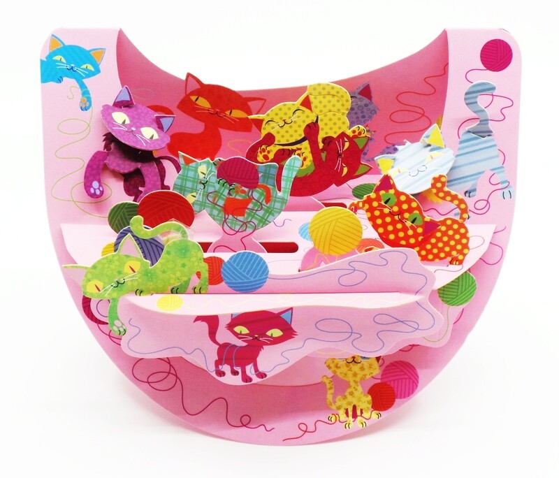 3D Card Cats