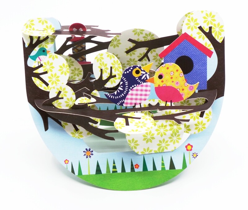 3D Card Bird
