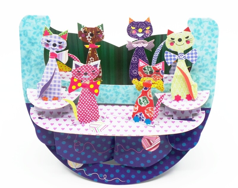 3D Card Cats