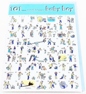101 Ways Card Baby Boy