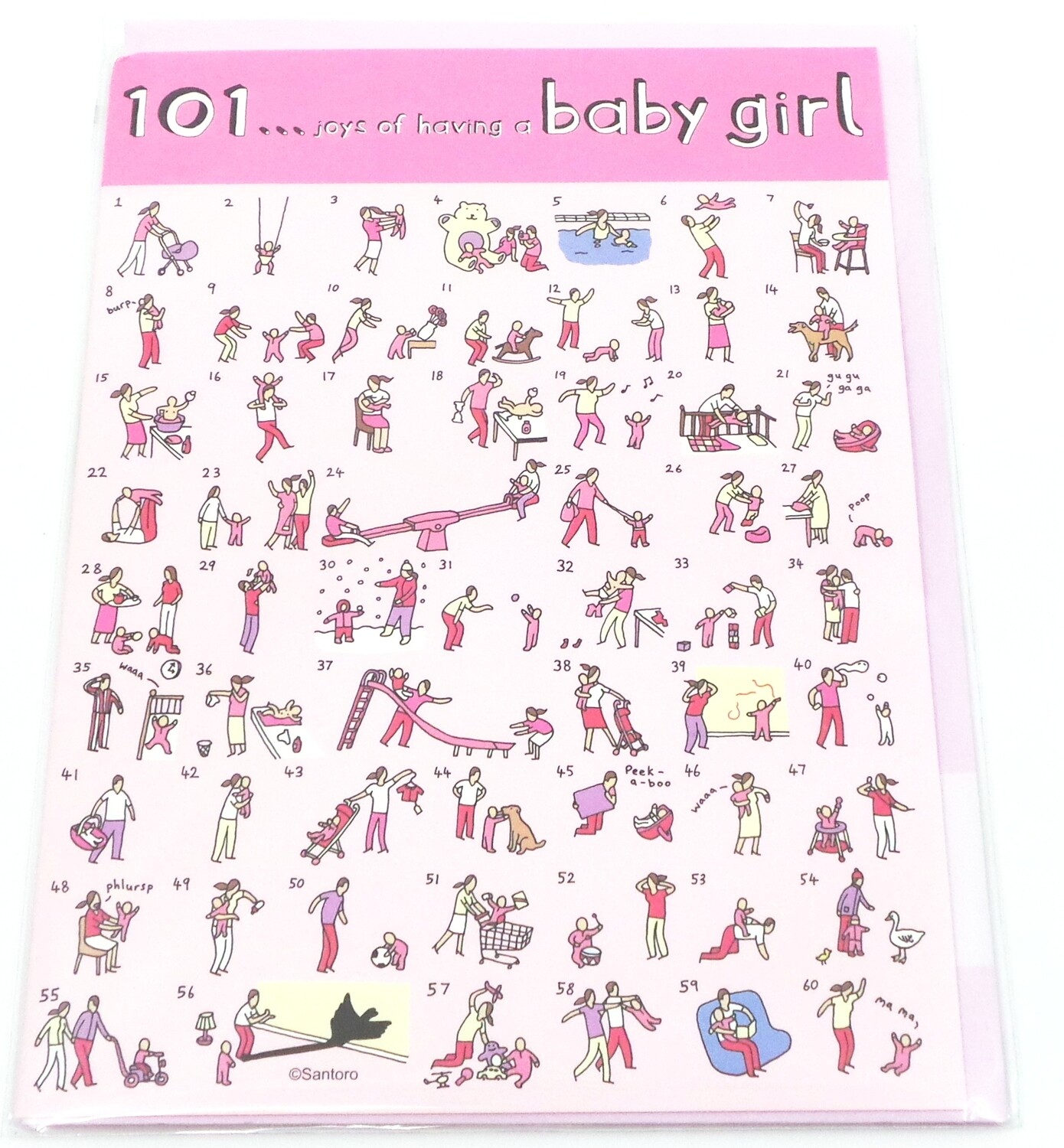 101 Ways Card Baby Girl